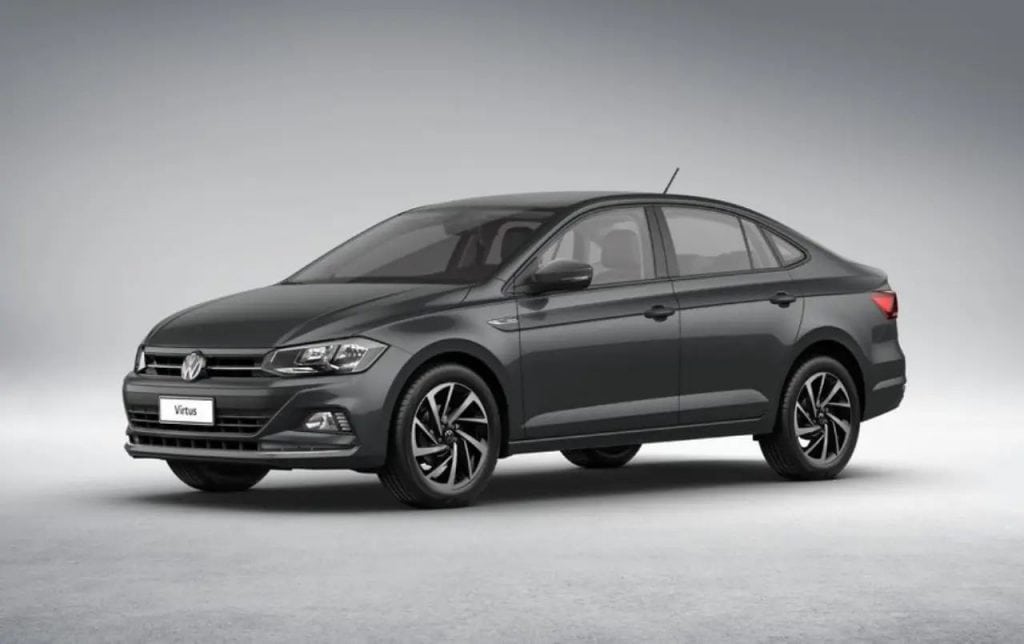 Volkswagen Virtus Highline, modela que é um dos carros mais baratos com ADAS