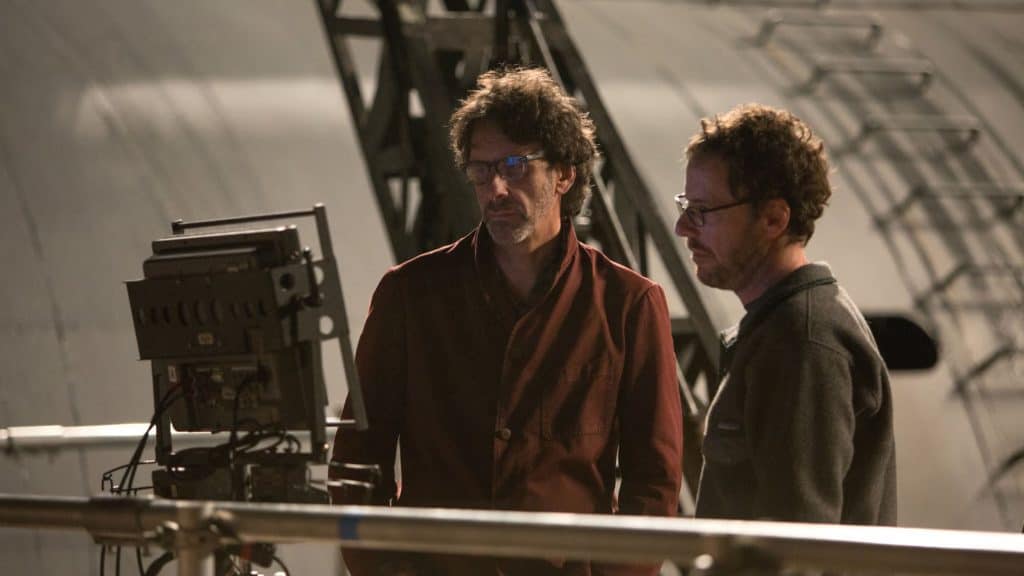Irmãos Coen no set de Hail, Caesar! (2016)