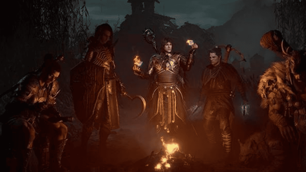 Imagem mostrando cena do jogo Diablo IV