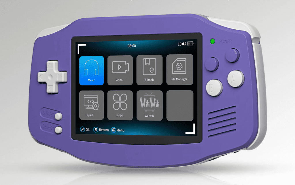 Detalhe do "clone" do Game Boy Advance