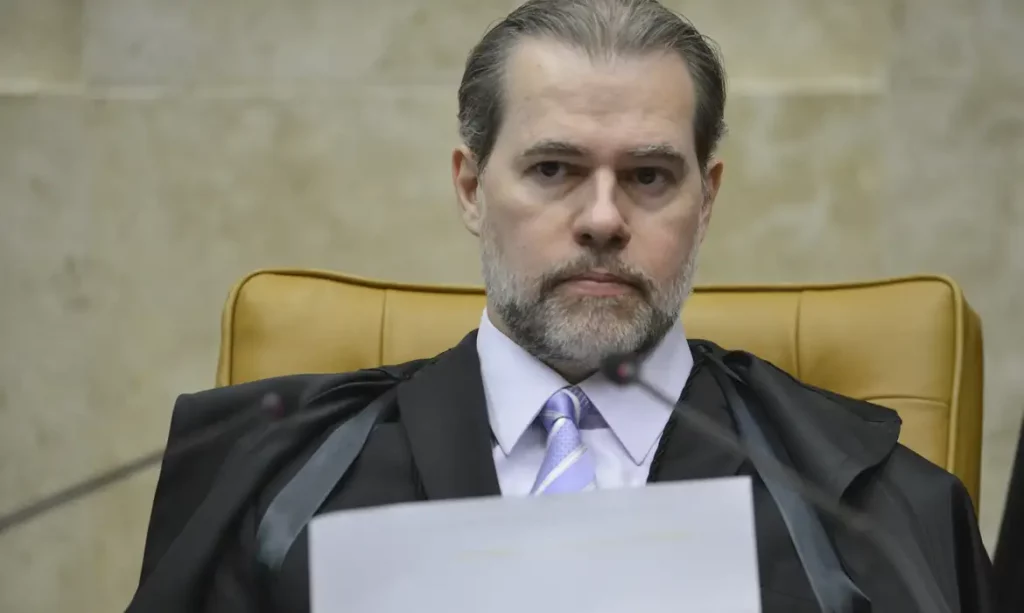 Ministro do STF Dias Toffoli durante sessão