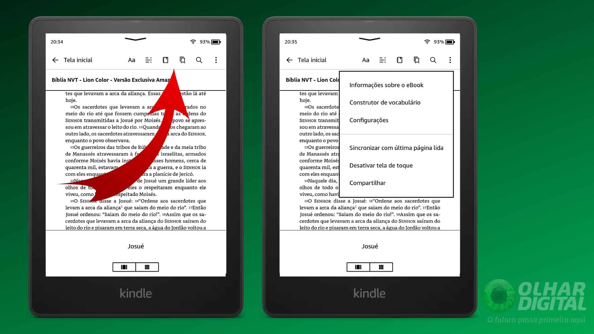 Imagem para ilustrar tutorial relaciona ao leitor digital Kindle