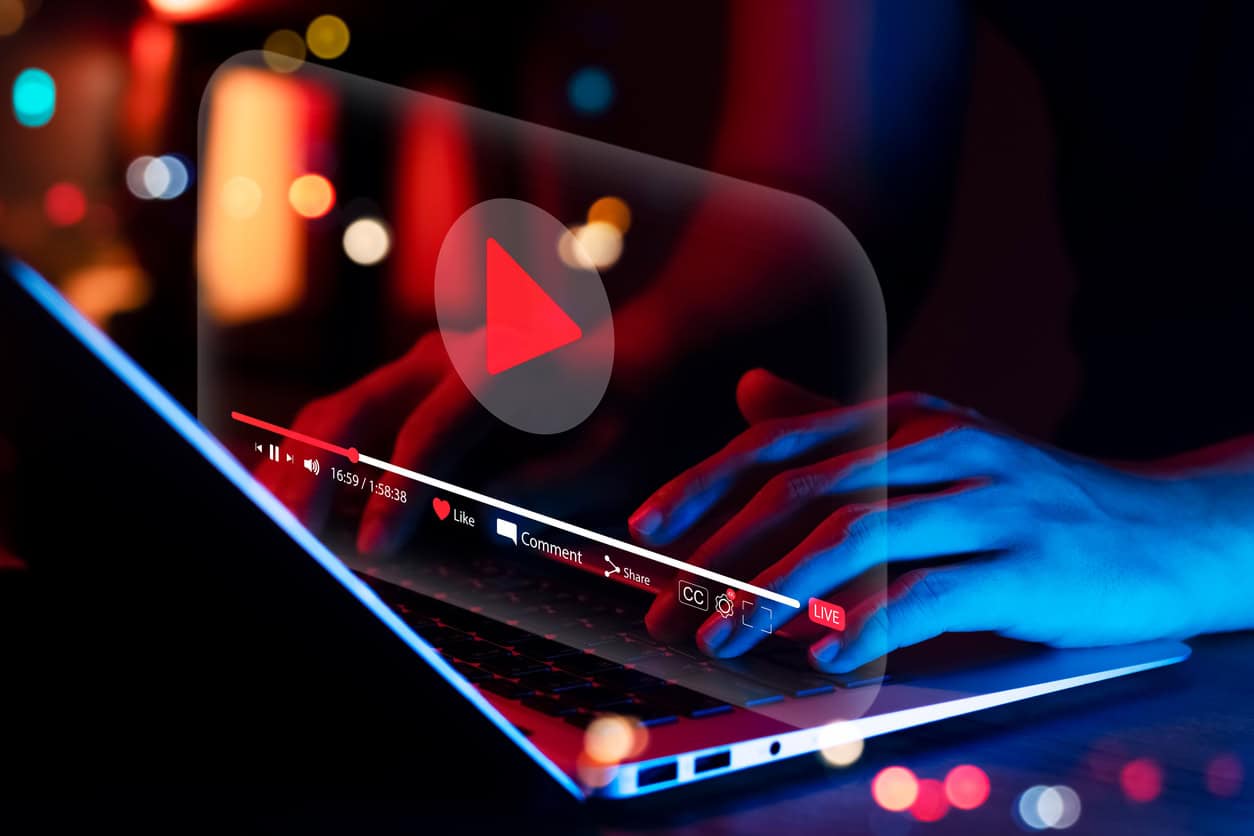 Imagem gerada por IA demonstrando a edição de videos por aprendizado de maquina.