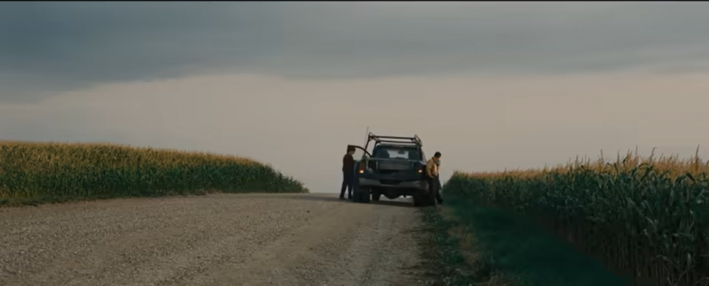 Cena presente no trailer oficial de Interestelar