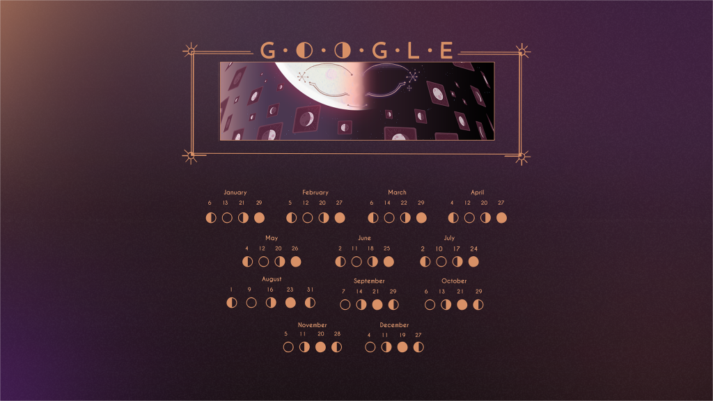 Clanedário lunar do Google