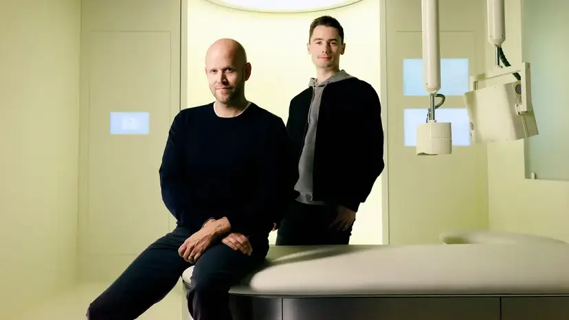 Hjalmar Nilsonne e Daniel Ek, fundadores da startup Neko Health