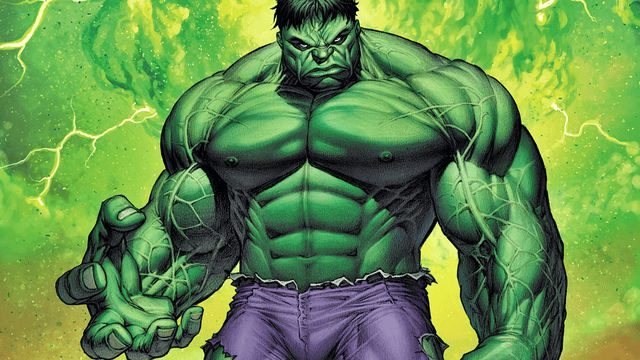 imagem mostra a ilustração do incrível hulk