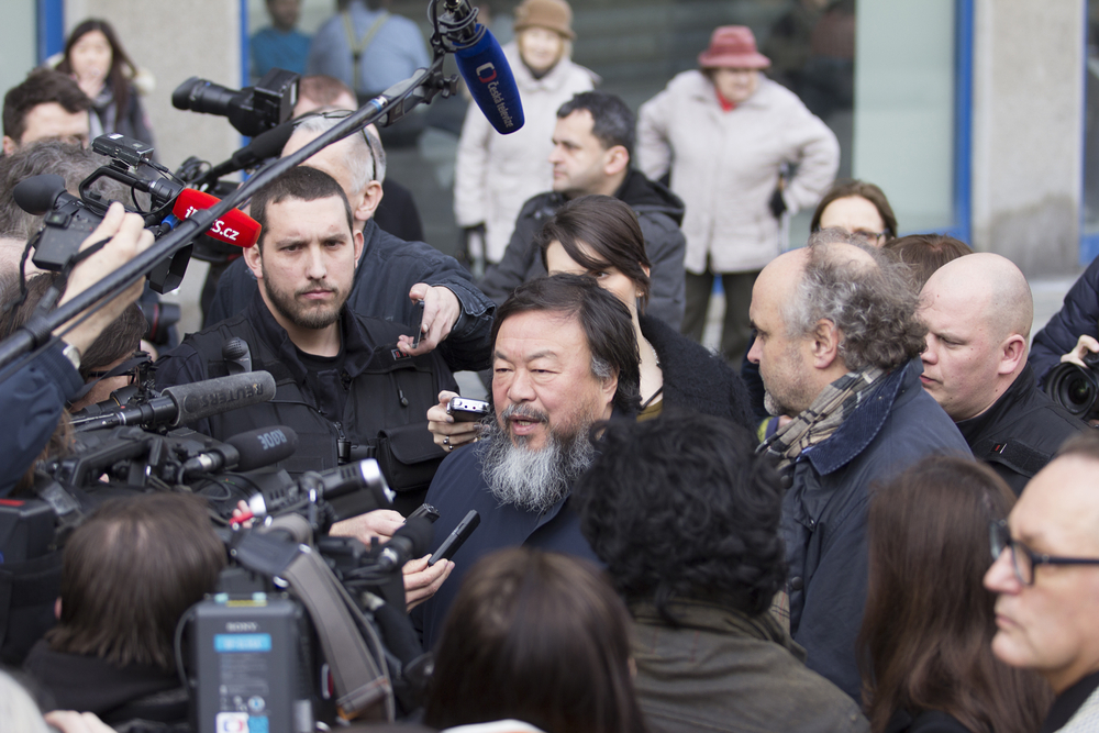 Artista dissidente chinês Ai WeiWei.