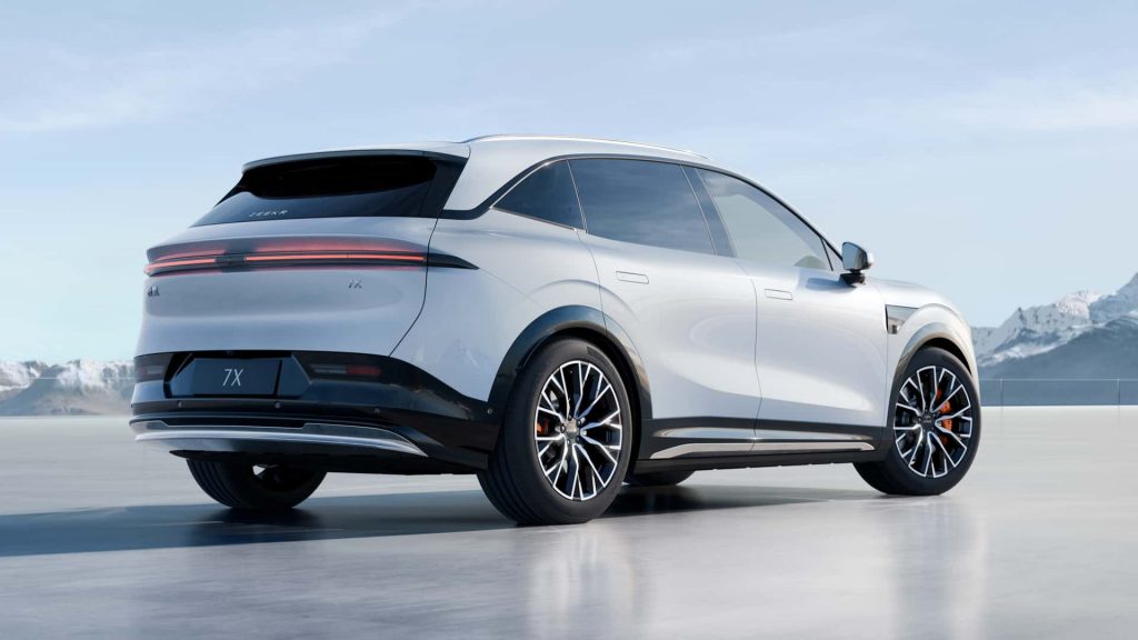 SUV elétrico Zeekr 7X redefine o conceito de carregamento rápido.