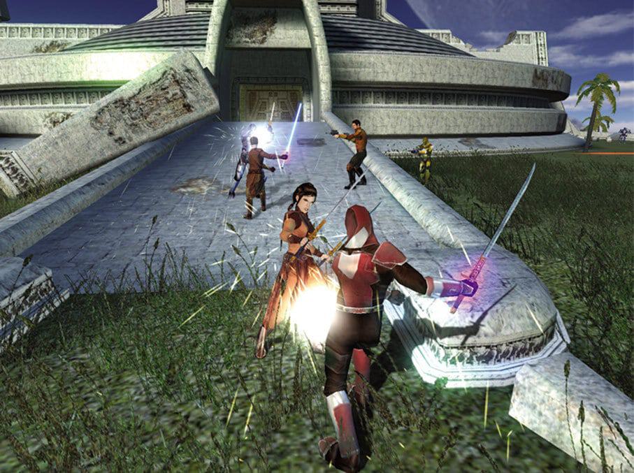 'Star Wars: Knights of the Old Republic'. Imagem: LucasArts/Divulgação