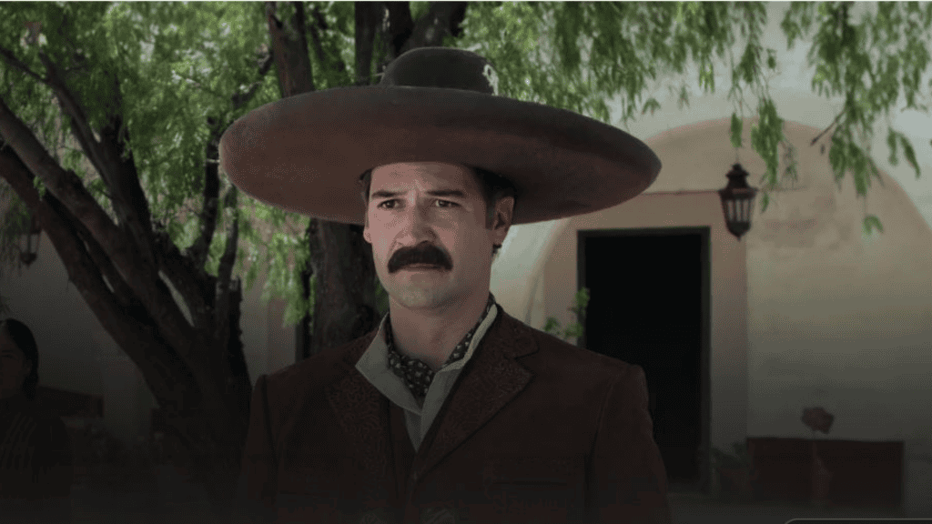 homem de bigode com chapéu sombrero mexicano