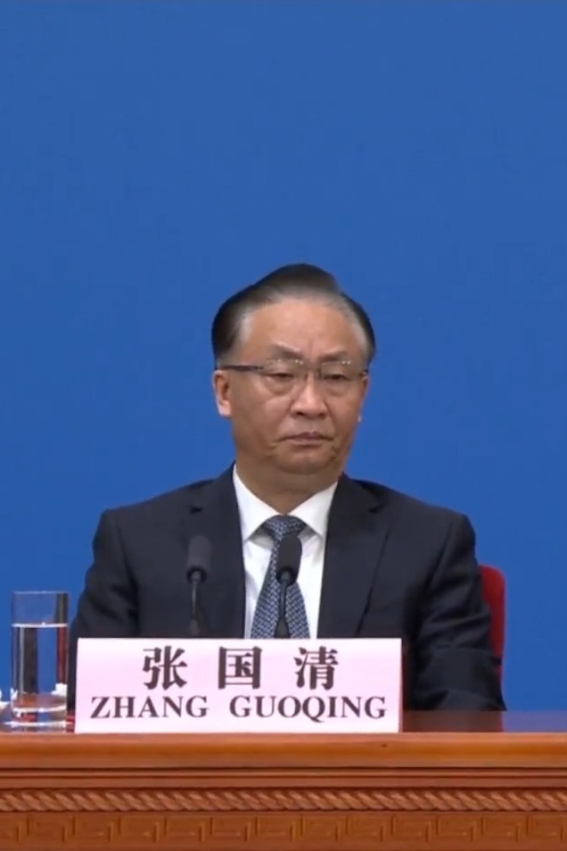 Vice-primeiro-ministro chinês Zhang Guoqing
