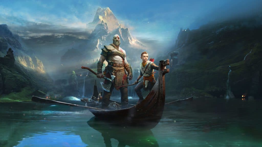 Capa do jogo Gof of War de 2018
