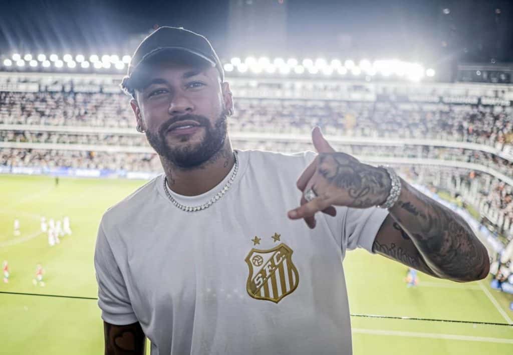 Neymar de volta ao Santos