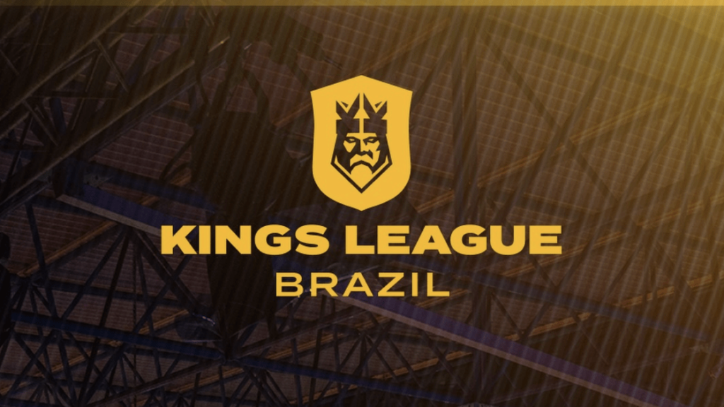 Banner com logomarca da Kings League Brazil