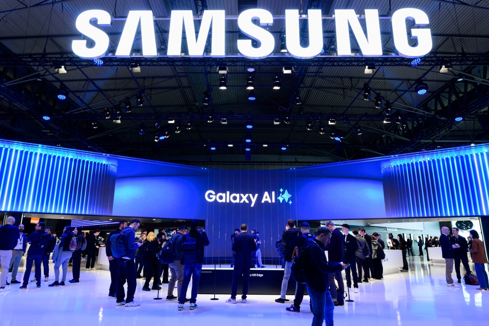Estande da Samsung na MWC 2025