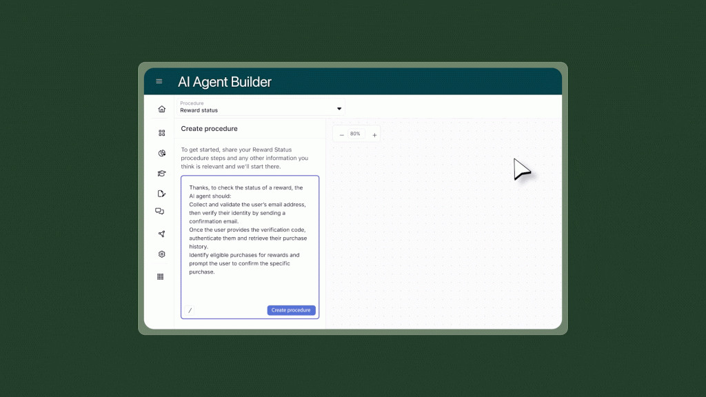 Funcionamento do Agent Builder da Zendesk