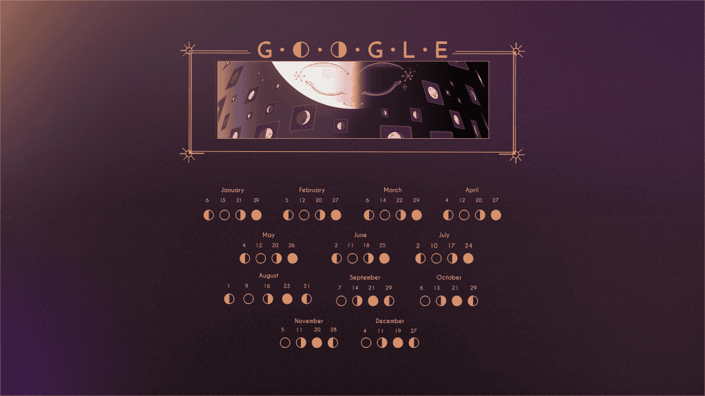 Clanedário lunar do Google