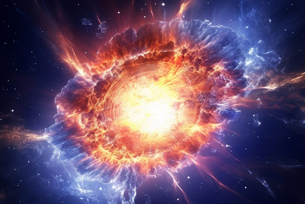 Supernova explodindo