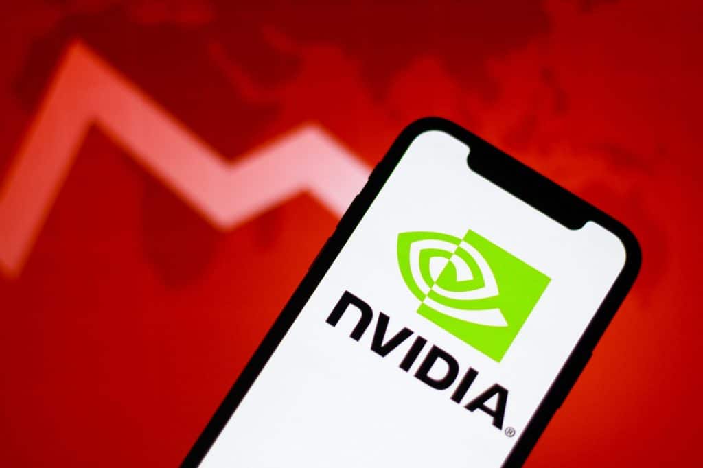 nvidia em queda