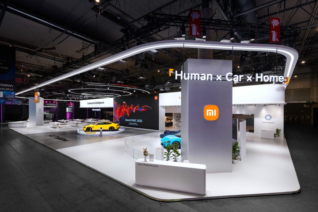 Estande da Xiaomi na MWC 2025