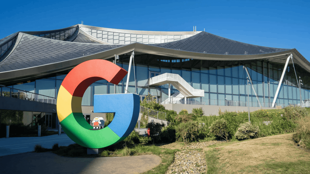 Fachada de prédio do Google