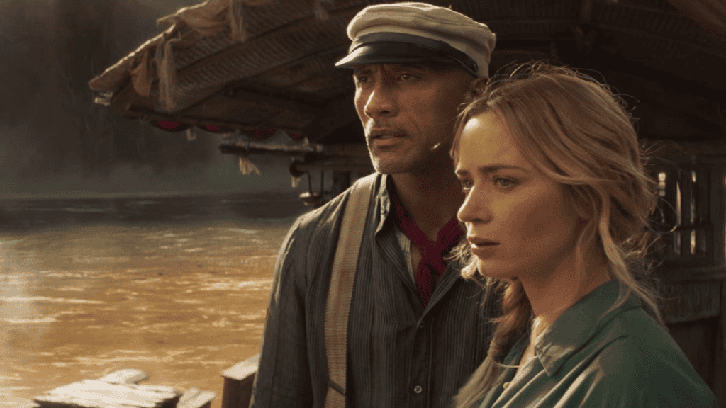 Cena do filme "Jungle Cruise"