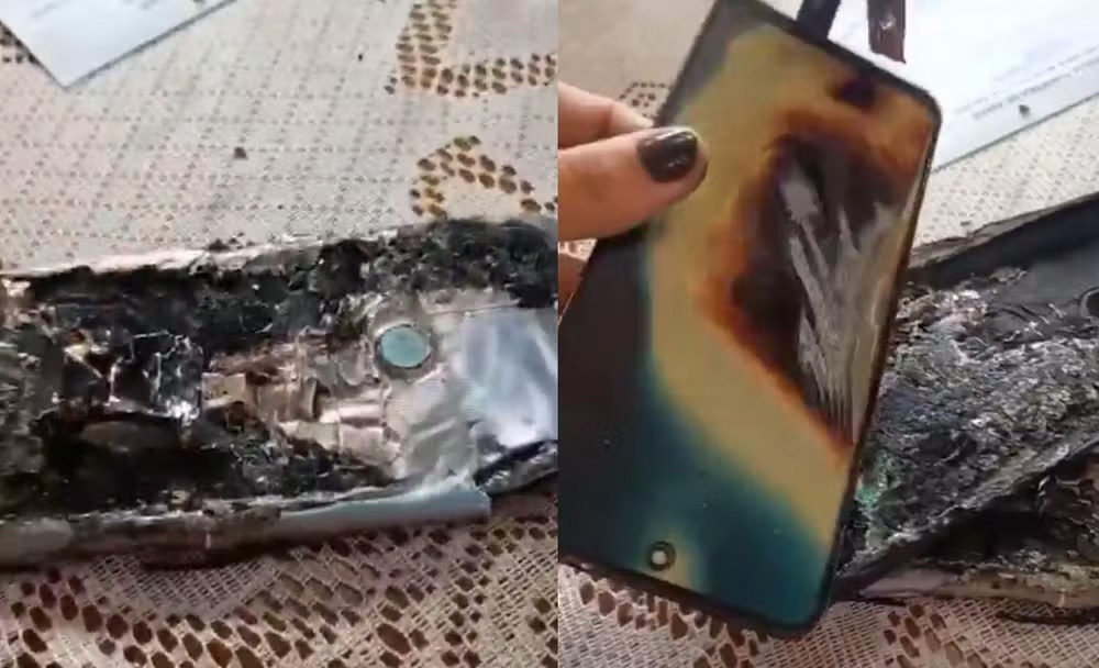 Celular explodido