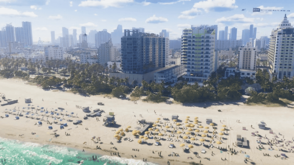 Praia de Vice City em GTA 6