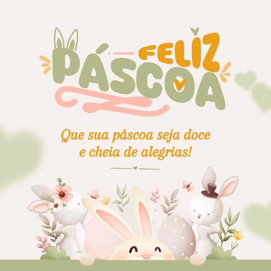 Mensagem de Feliz Pásoca 2025