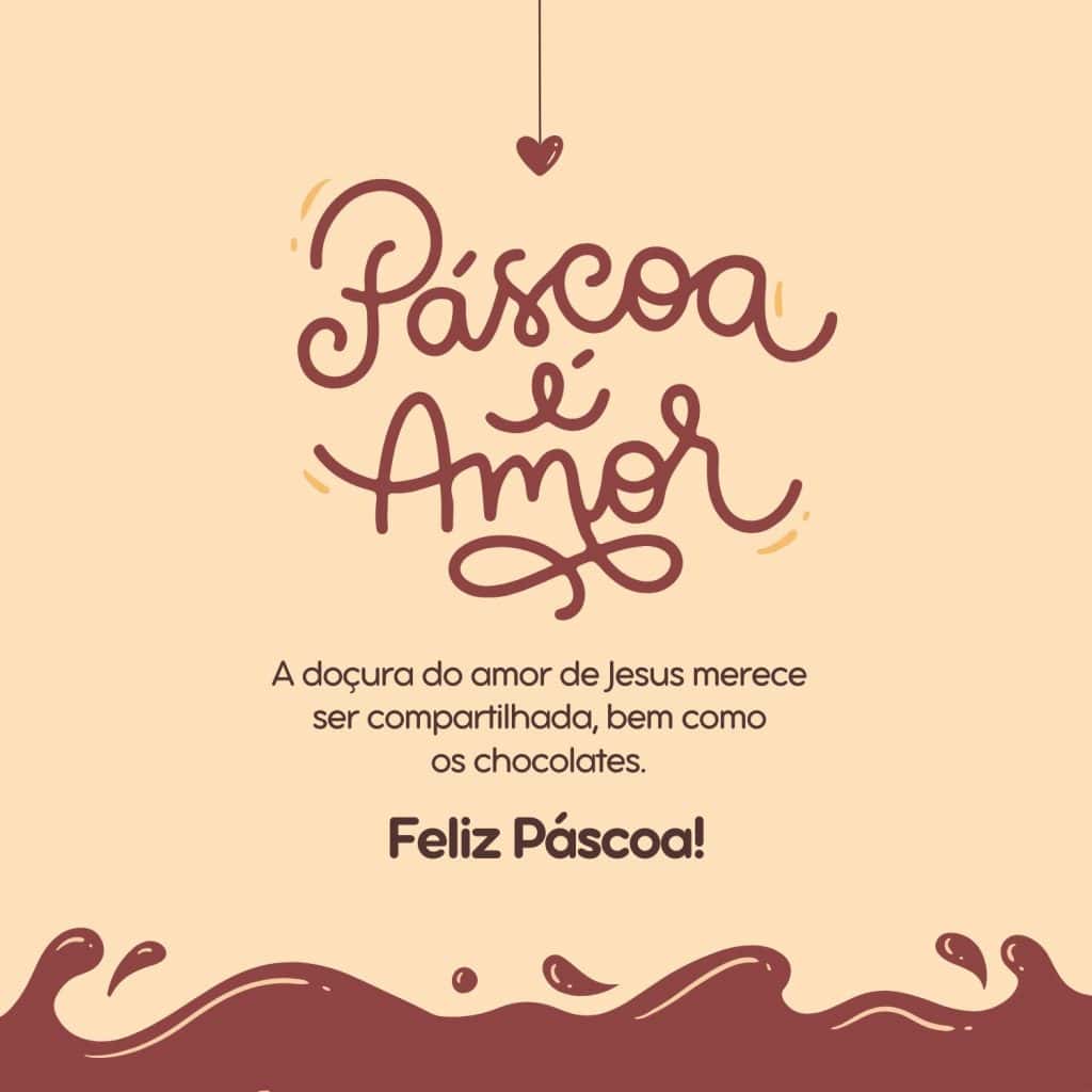 Mensagem de Feliz Páscoa 2025