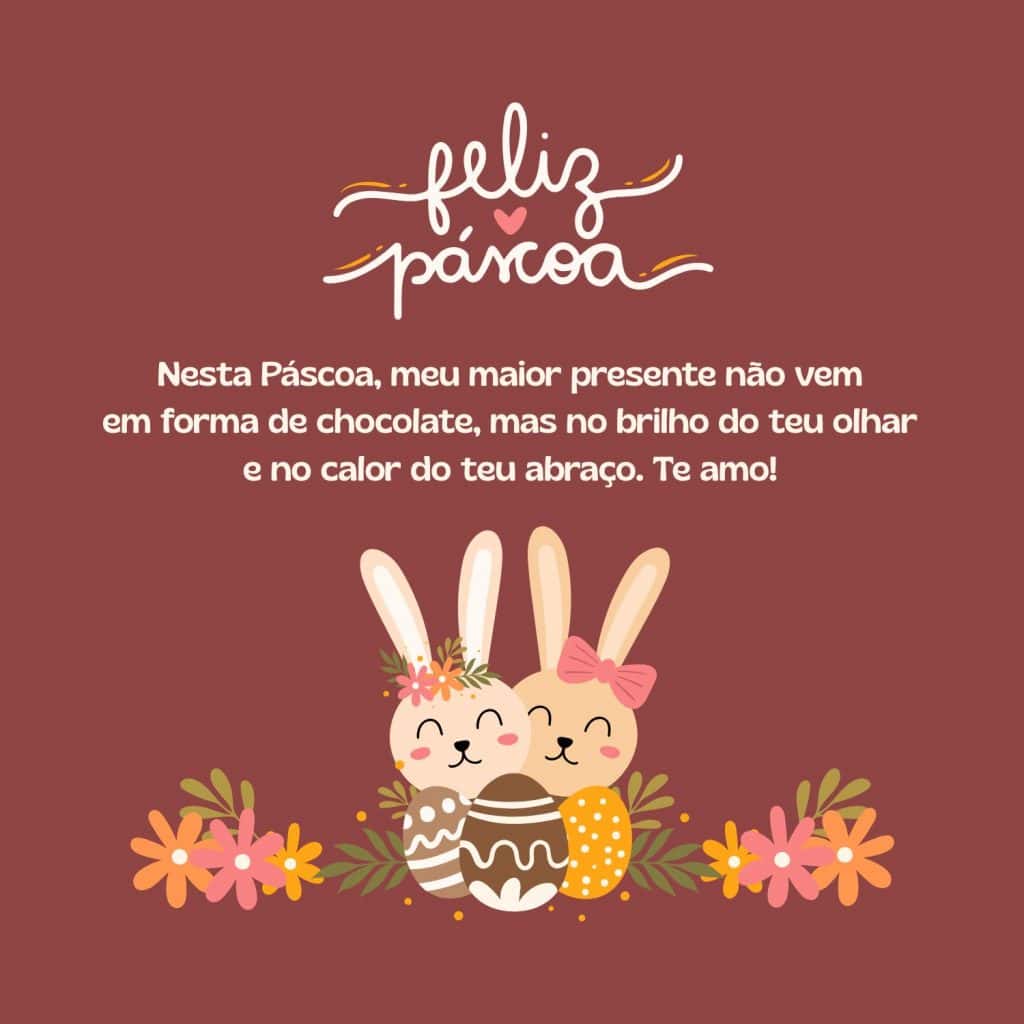 Mensagem de Feliz Páscoa 2025