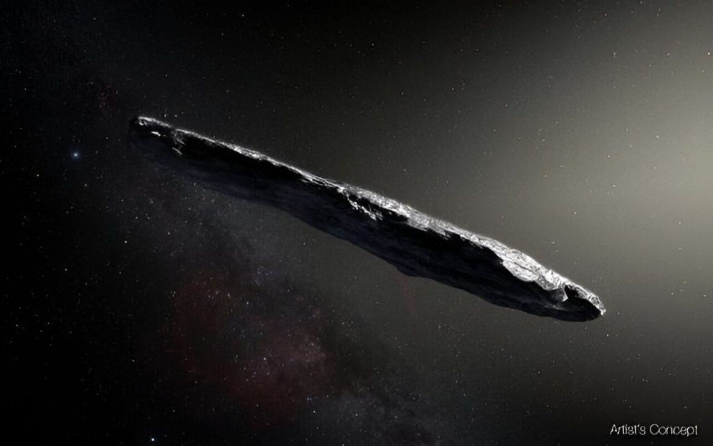 Oumuamua (Crédito: ESO/M. Kornmesser)