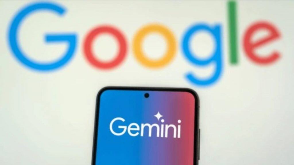 Google Gemini em funcionamento em um smartphone