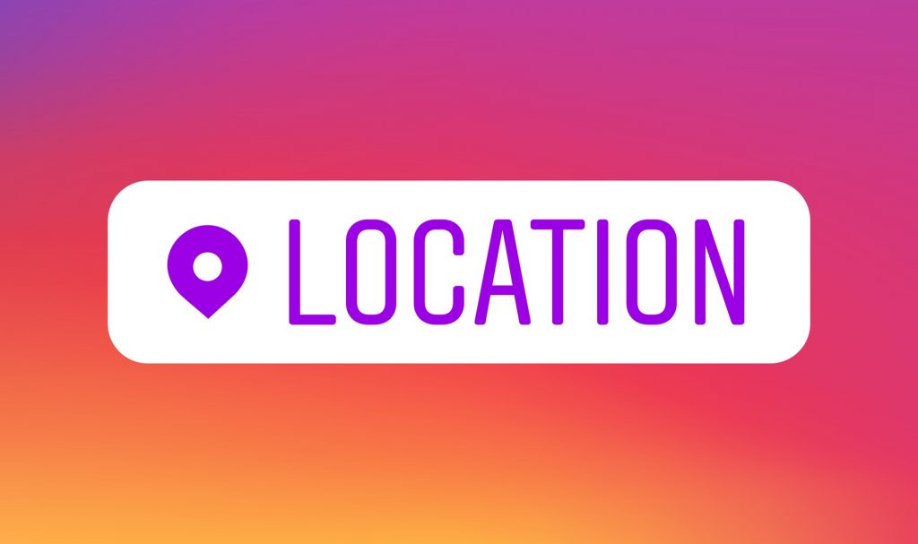 ícone de localização do instagram
