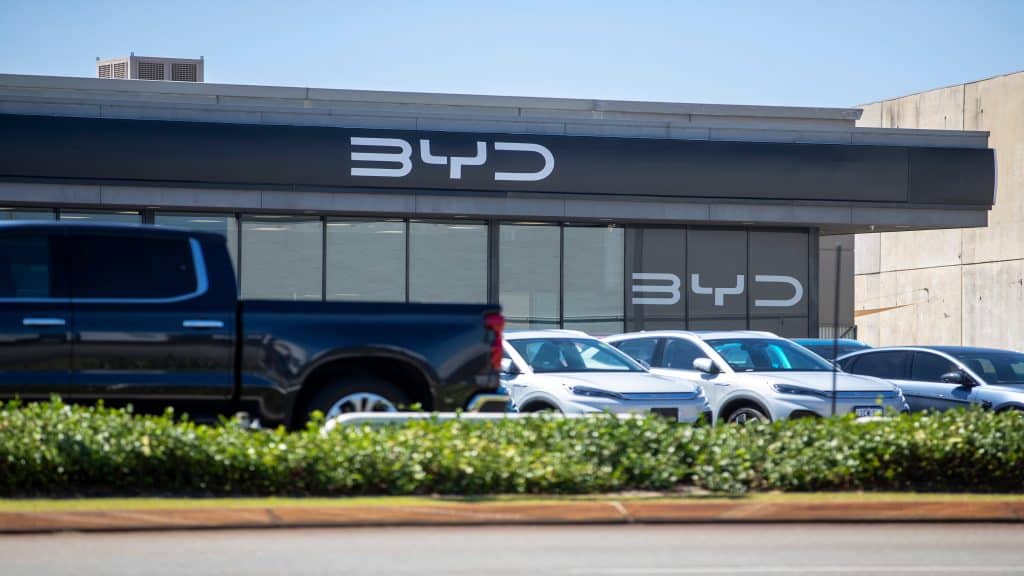 Imagem de uma loja da BYD