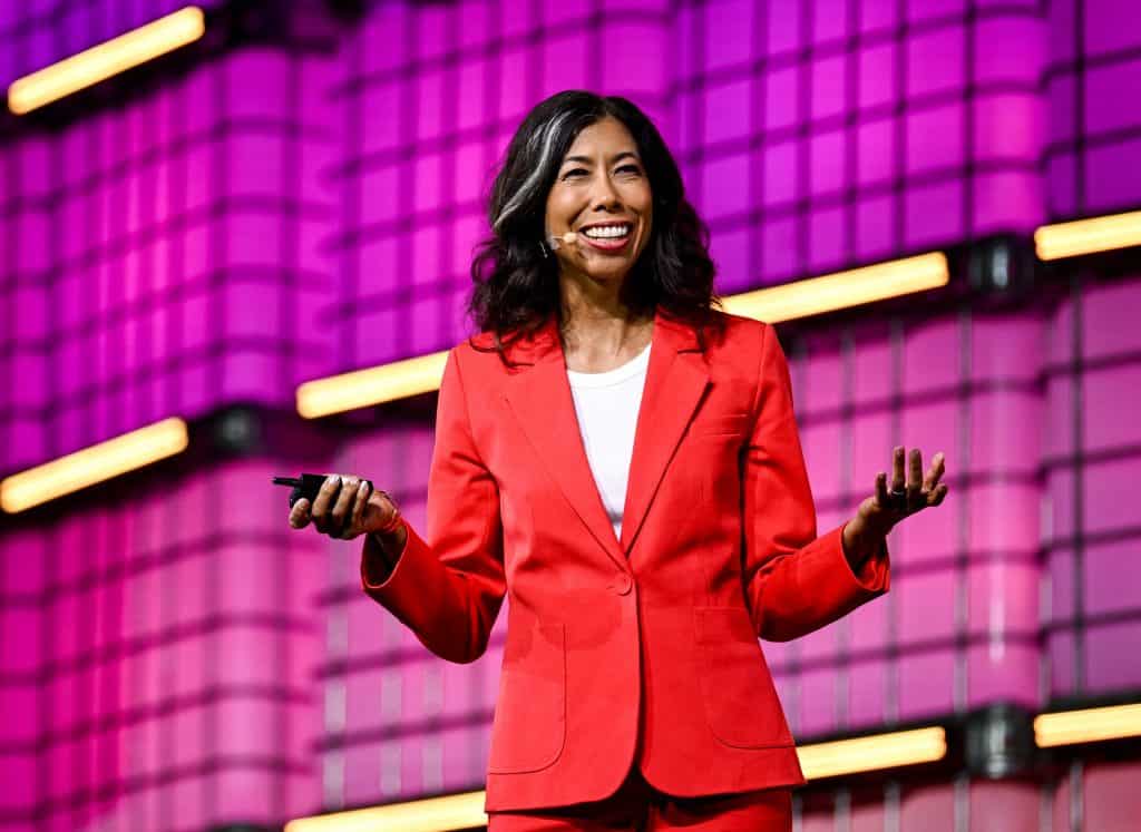 Maren Lau, vice-presidente da Meta para a América Latina. Imagem: Divulgação/Web Summit Rio