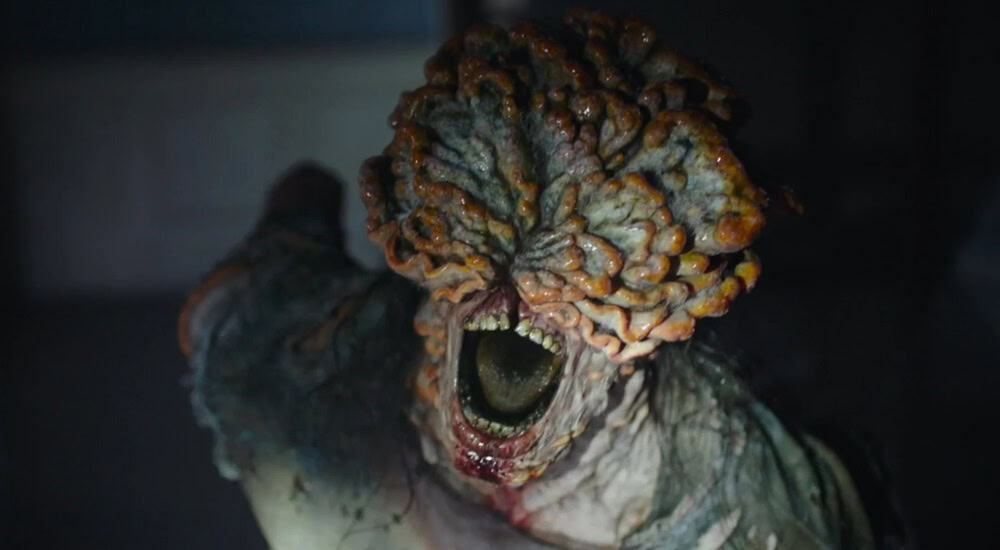 Zumbi no terceiro estágio de infecção