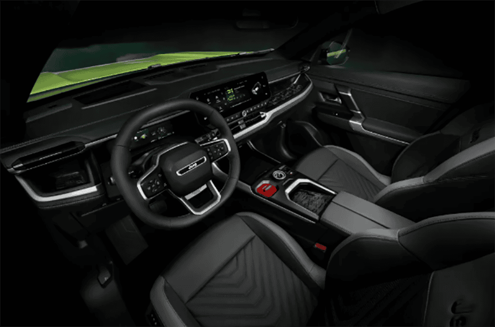 Parte interna do novo Jeep Compass