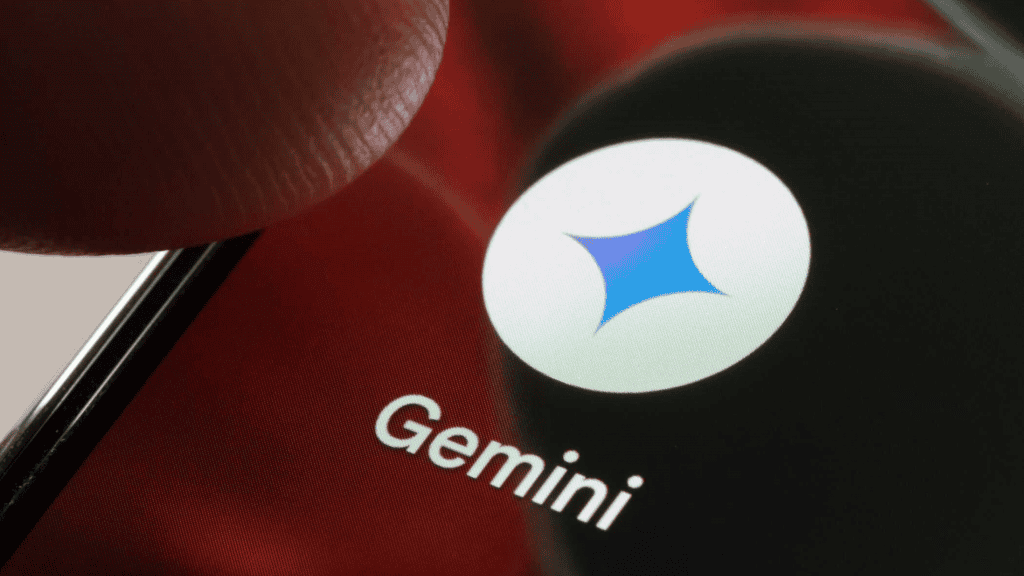 ícone do gemini em celular