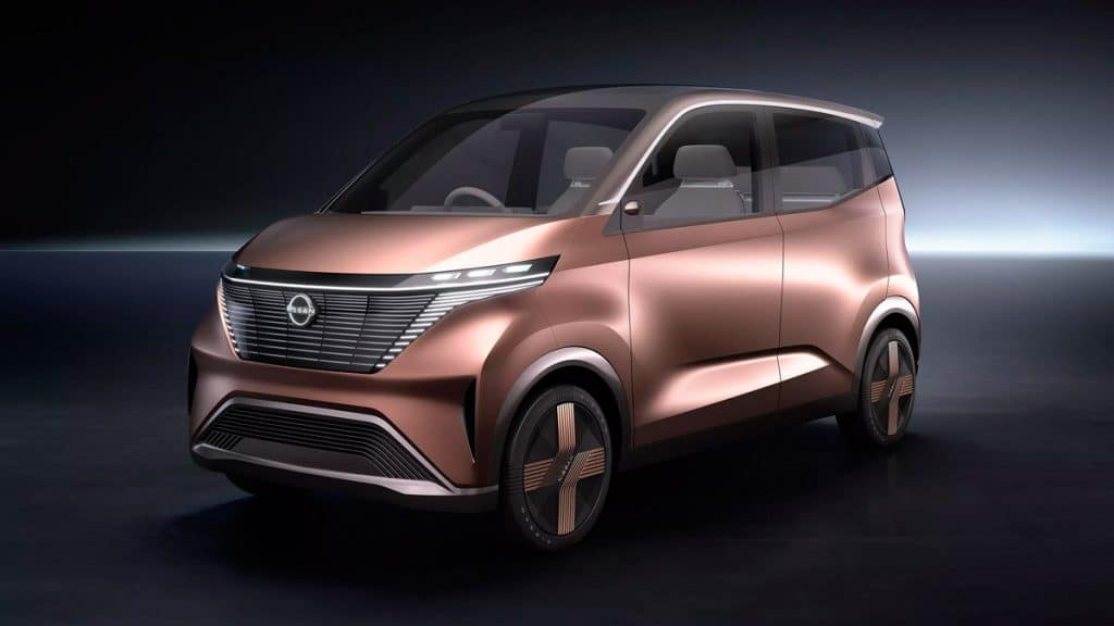 conceito de minicarro com dois lugares da nissan