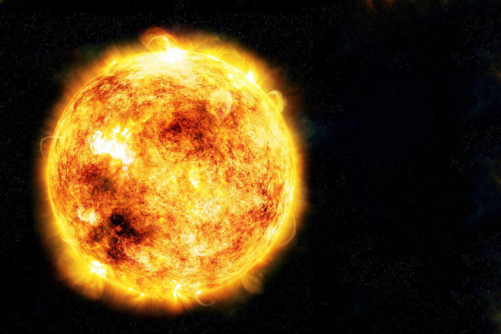Sol visto do Espaço