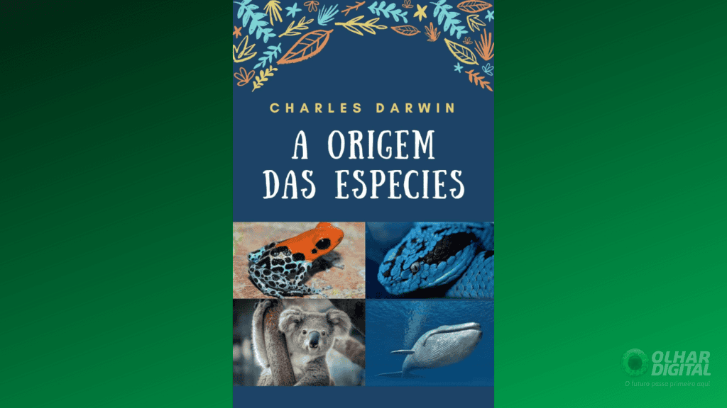 Capa do livro "A Origem das Espécies"
