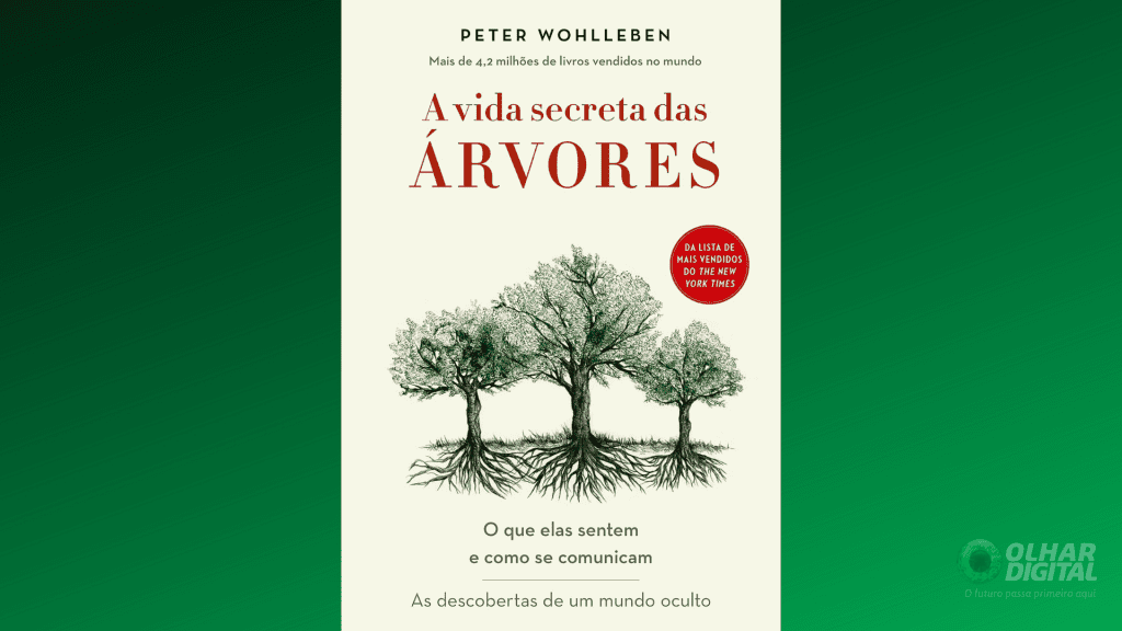 Capa do livro "A vida secreta das árvores O que elas sentem e como se comunicam - As descobertas de um mundo oculto"
