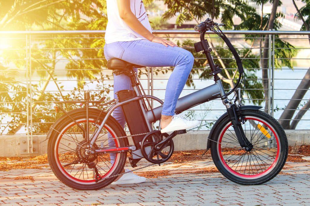 Bicicleta elétrica.