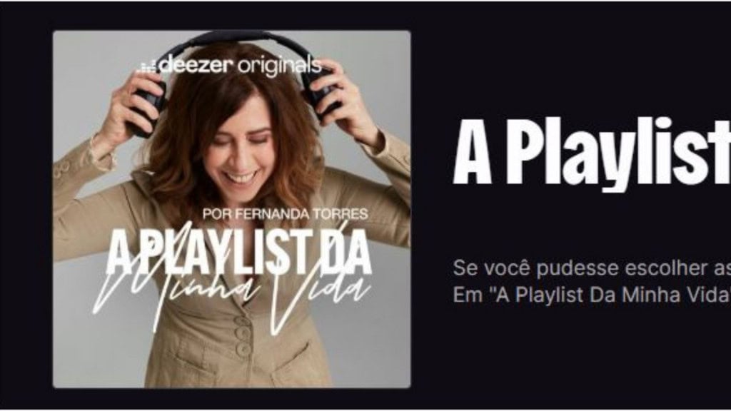 Print tela do podcast A Playlist da Minha Vida – Deezer