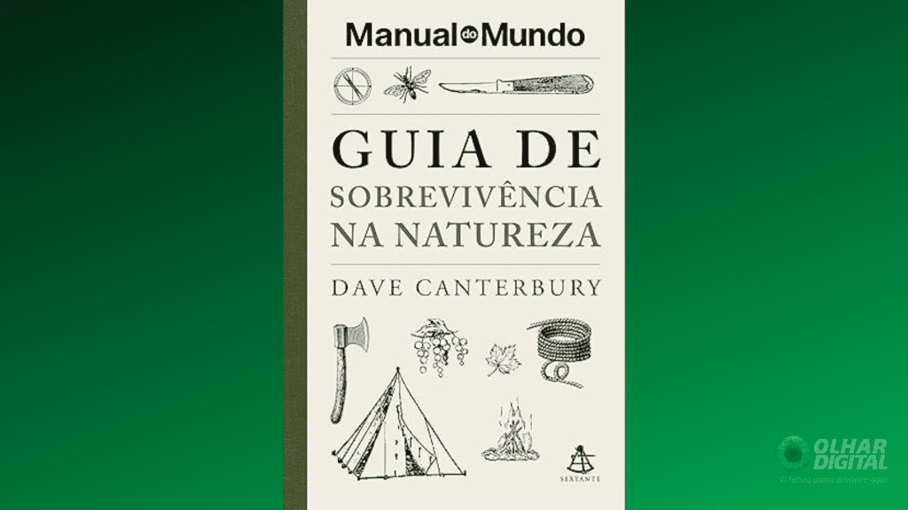 Foto da capa do livro Guia de sobrevivência na natureza (Manual do Mundo)