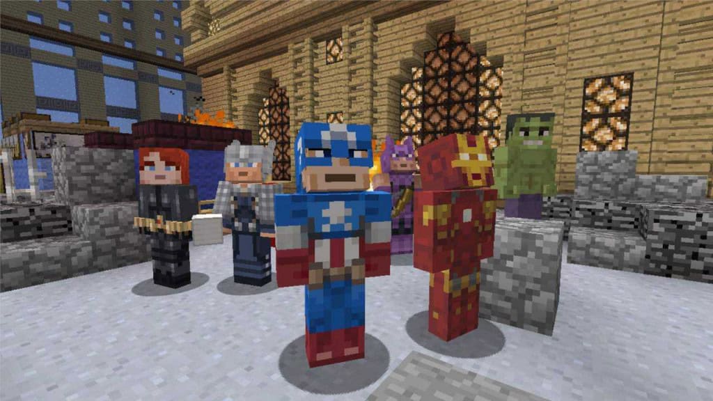 Skins dos Vingadores em Minecraft