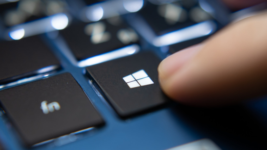 botão do windows no teclado