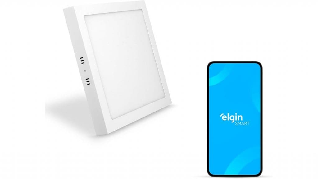 Luminária inteligente LED Elgin 18W